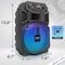Pyle Pyle Portable Bluetooth PA Speaker System - 300W Rechargeable, 8 in Subwoofer, MP3/USB, Party Lights PPHP834B - alternate 4
